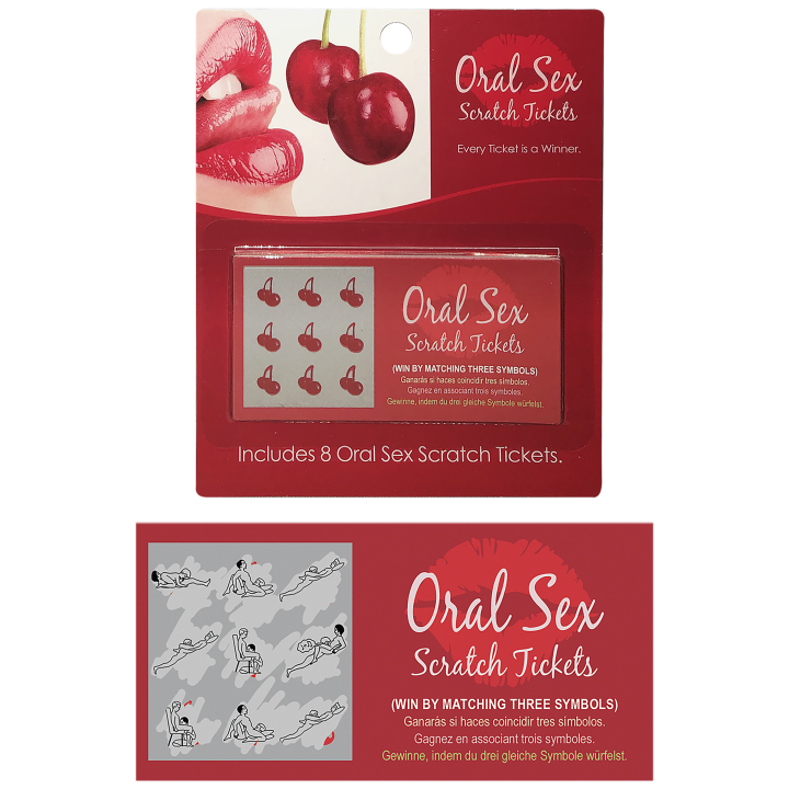 ORAL SEX SCRATCH TICKETS