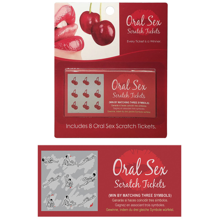 ORAL SEX SCRATCH TICKETS