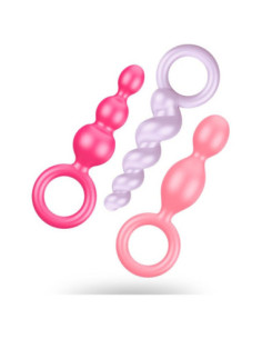 SATISFYER BOOTY CALL PLUGS SET OF 3 2