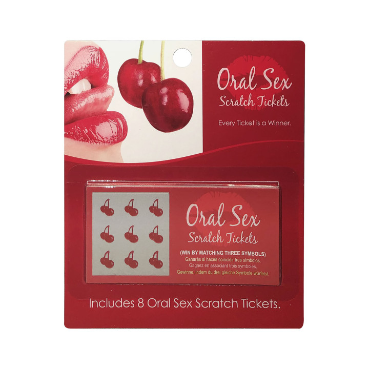 ORAL SEX SCRATCH TICKETS