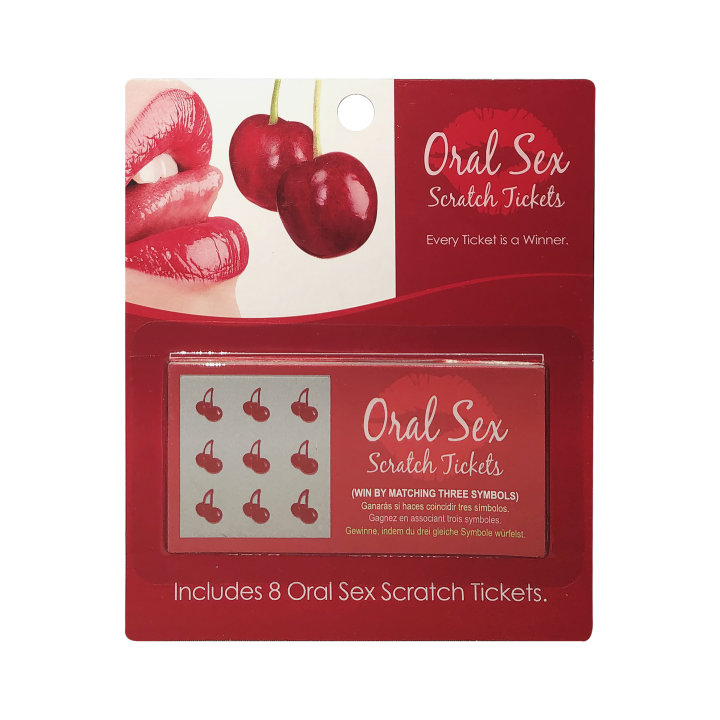 ORAL SEX SCRATCH TICKETS