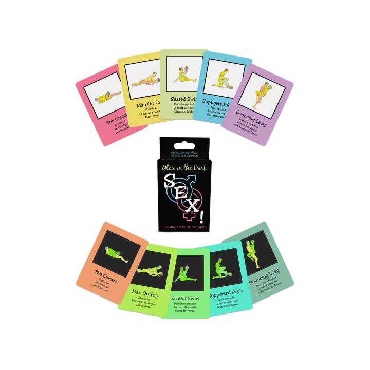 GLOW-IN-THE-DARK SEX! CARDS