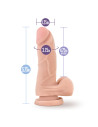 Realistyczne dildo Mighty Mike Au Naturel 5.5 inch - Sklep erotyczny Intymnosc24.pl