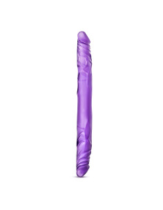 B YOURS 14 INCH DOUBLE DILDO PURPLE