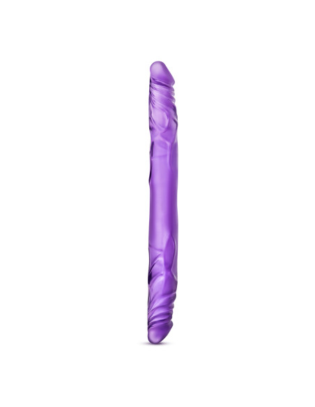 B YOURS 14 INCH DOUBLE DILDO PURPLE