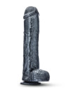 Węglowe realistyczne czarne dildo Jet Onyx - Sklep erotyczny Intymnosc24.pl