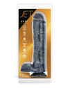 Węglowe realistyczne czarne dildo Jet Onyx - Sklep erotyczny Intymnosc24.pl