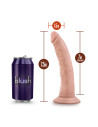 DR. SKIN 7 INCH COCK SUCTION CUP VANILLA