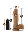 COVERBOY SOCCER CHAMP 8 INCH DILDO MOCHA