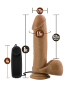 COVERBOY SOCCER CHAMP 8 INCH DILDO MOCHA