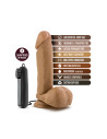 COVERBOY SOCCER CHAMP 8 INCH DILDO MOCHA