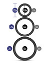 PERFORMANCE VS4 COCK RING SET BLACK