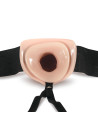 DR. SKIN 6 INCH HOLLOW STRAP ON VANILLA
