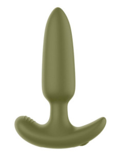 FORTO POINTED VIBRATING PLUG GREEN