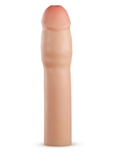 PERFORMANCE PLUS 1.5 INCH SILICONE PENIS XTENDER BEIGE 2