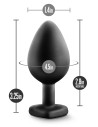TEMPTASIA BLING PLUG MEDIUM BLACK