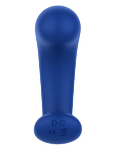 FORTO CURVED VIBRATING PLUG BLUE 2