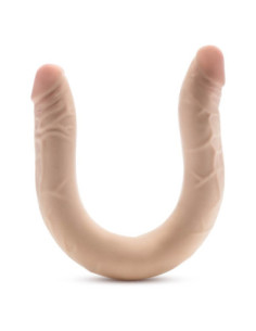 DR. SKIN PLUS 16.5” POSABLE DOUBLE DONG BEIGE 2