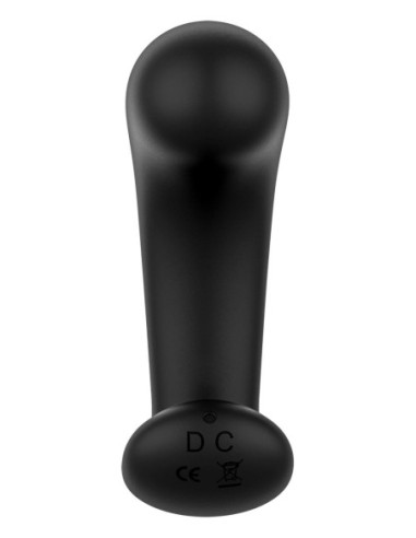 FORTO CURVED VIBRATING PLUG BLACK