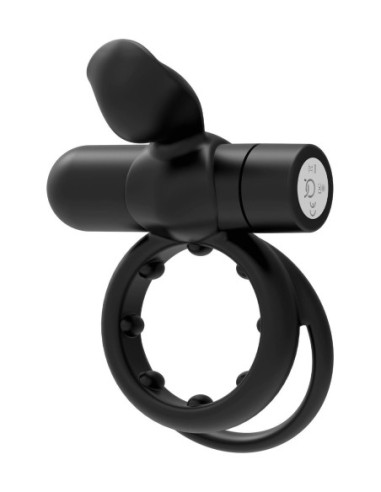 FORTO POINTER VIBRATING COCKRING BLACK
