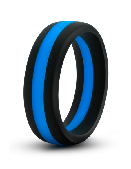 PERFORMANCE SILICONE GO PRO COCK RING BLACK/BLUE 