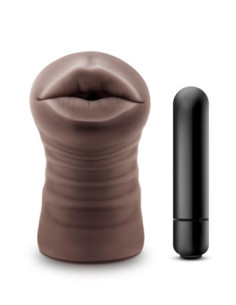 ENLUST KRYSTAL VIBRATING STROKER BROWN