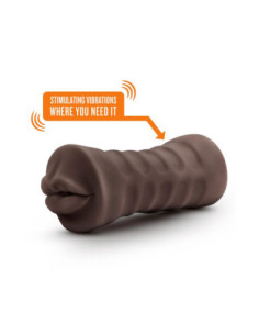 ENLUST KRYSTAL VIBRATING STROKER BROWN 2
