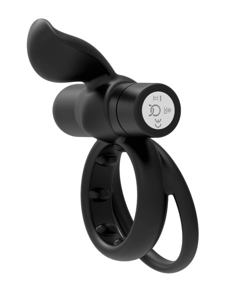 FORTO POINTER VIBRATING COCKRING BLACK