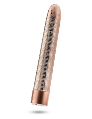 THE COLLECTION LATTICE 7 INCH RECHARGEABLE VIBE ROSE GOLD