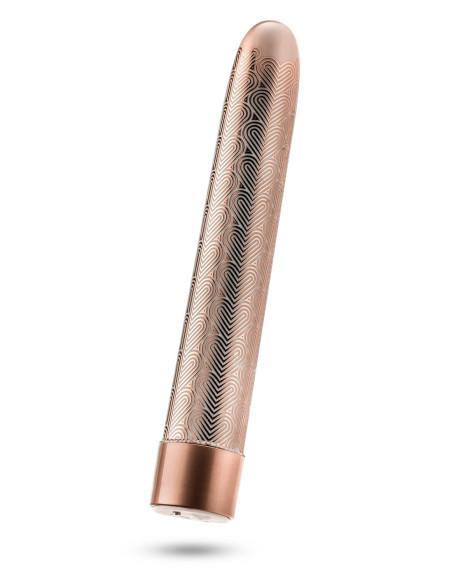 THE COLLECTION LATTICE 7 INCH RECHARGEABLE VIBE ROSE GOLD