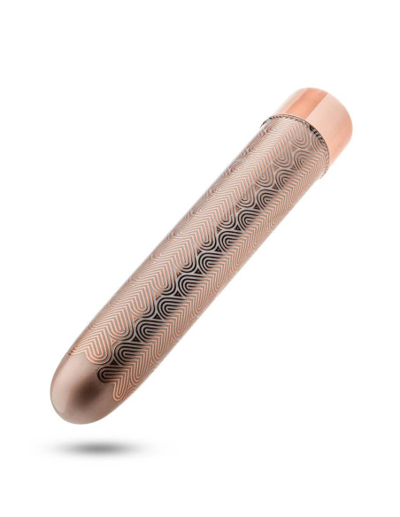 THE COLLECTION LATTICE 7 INCH RECHARGEABLE VIBE ROSE GOLD
