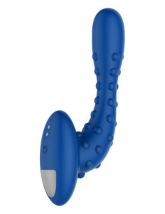 FORTO STUDDED PRO VIBRATING MASSAGER BLUE