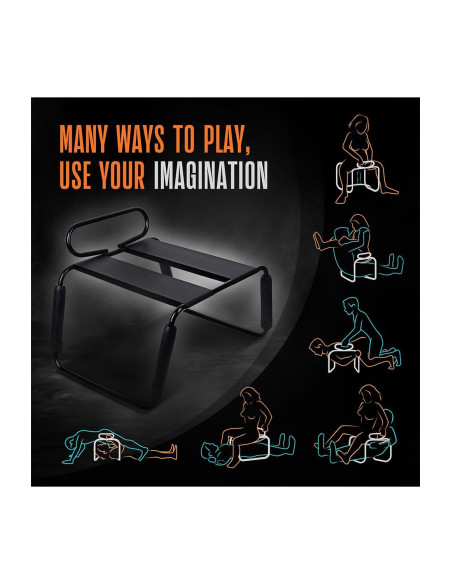 TEMPTASIA SURRENDER SEX CHAIR BLACK