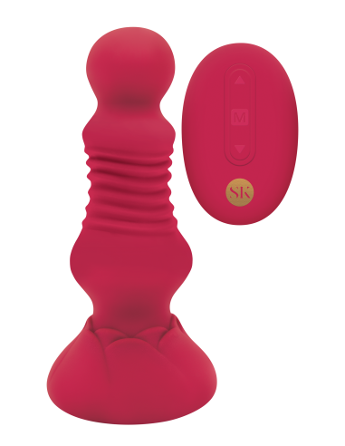 SECRET KISSES REMOTE THRUSTING ROSEBUD BUTTPLUG