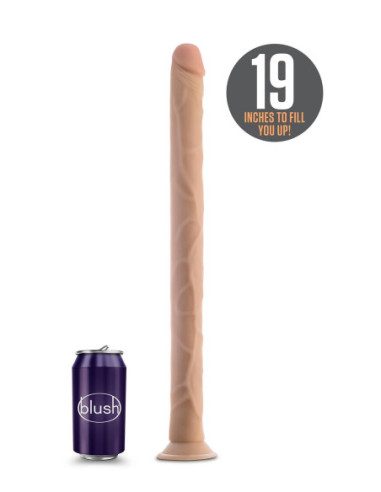 DR. SKIN 19 INCH DILDO BEIGE