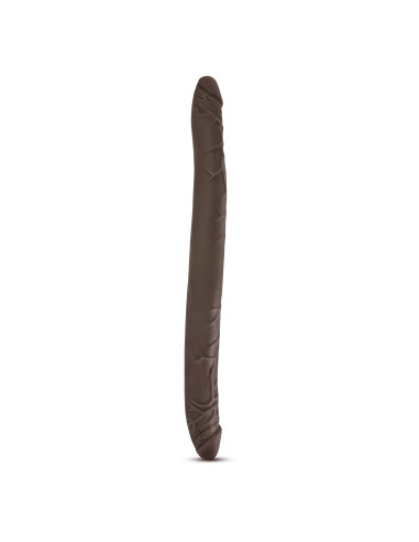 DR. SKIN 16 INCH DOUBLE DILDO CHOCOLATE