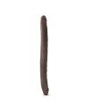 DR. SKIN 16 INCH DOUBLE DILDO CHOCOLATE