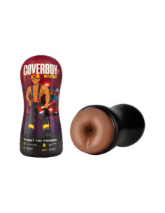 COVERBOY MANNY THE FIREMAN SELF LUBRICATING STROKER TAN
