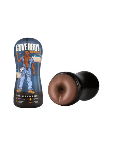 COVERBOY THE MECHANIC SELF LUBRICATING STROKER BROWN