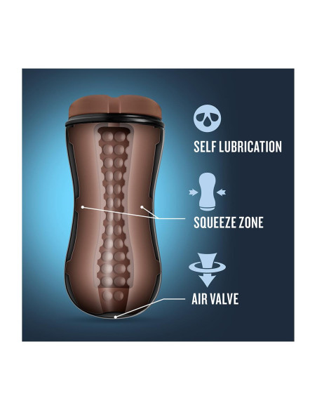 COVERBOY THE MECHANIC SELF LUBRICATING STROKER BROWN