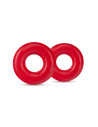STAY HARD DONUT RINGS OVERSIZED RED