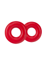 STAY HARD DONUT RINGS OVERSIZED RED