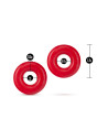 STAY HARD DONUT RINGS OVERSIZED RED