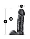 Realistyczne czarne dildo Jet Brutalizer - Sklep erotyczny Intymnosc24.pl