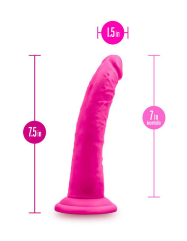 AU NATUREL BOLD JACK 7 INCH DILDO PINK