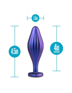 ANAL ADVENTURES MATRIX WAVY BLING PLUG SAPPHIRE 2