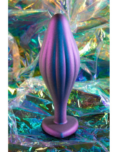 ANAL ADVENTURES MATRIX WAVY BLING PLUG SAPPHIRE