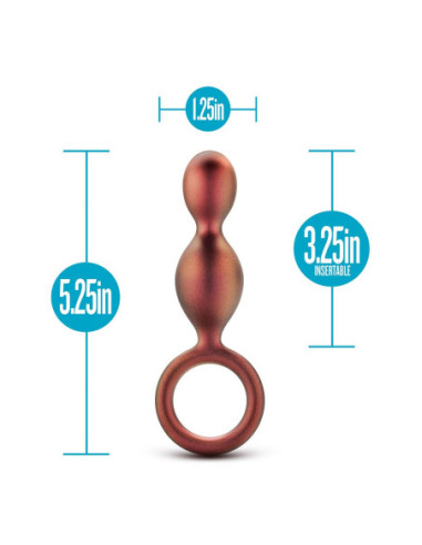 ANAL ADVENTURES MATRIX DUO LOOP PLUG COPPER