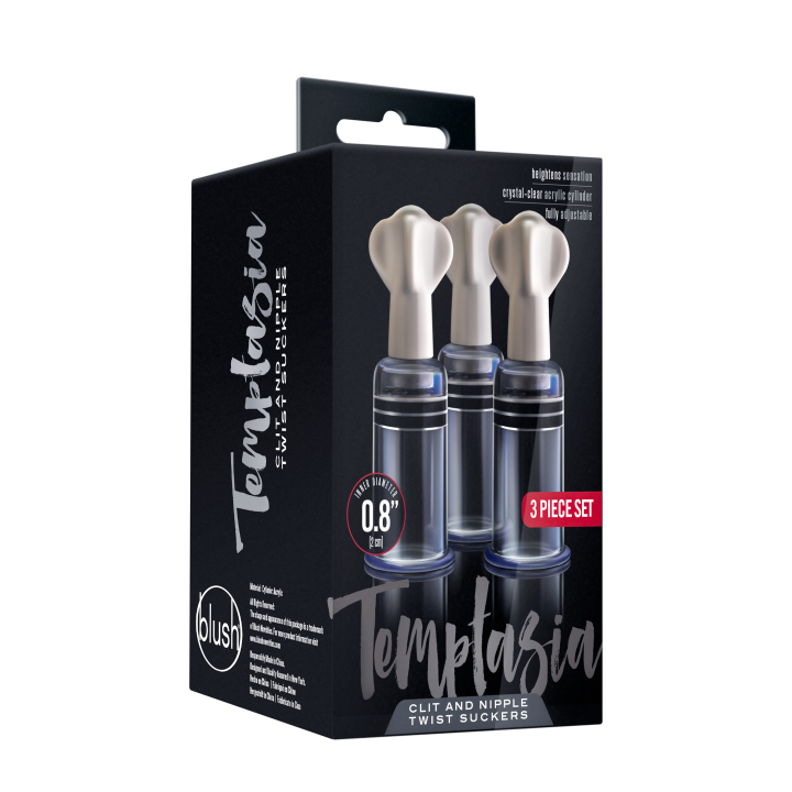 TEMPTASIA CLIT AND NIPPLE TWIST SUCKERS