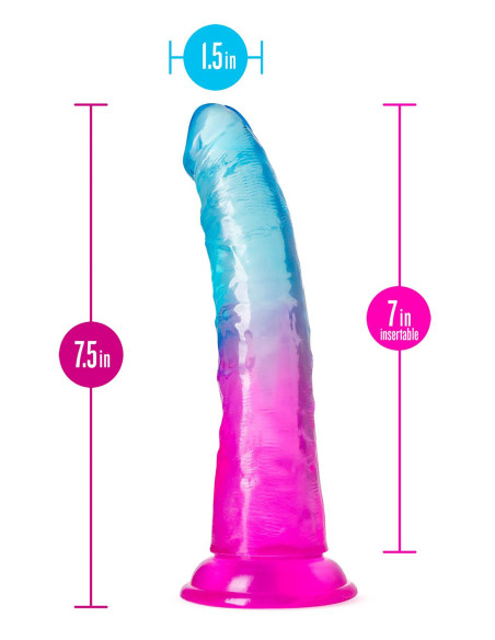 B YOURS BEAUTIFUL SKY 7 INCH DILDO SUNSET